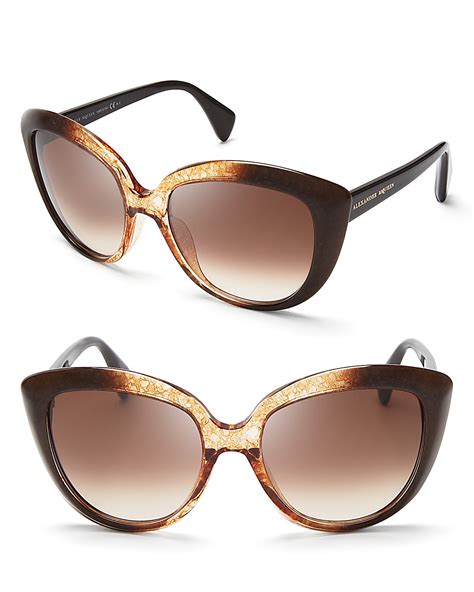 alexander mcqueen sunglasses cat eye